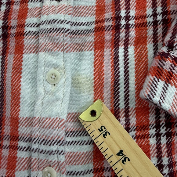 Outerknown Blanket Shirt Womens XL/XXL Plaid Flannel Warm Organic Cotton *STAINS - Picture 5 of 16